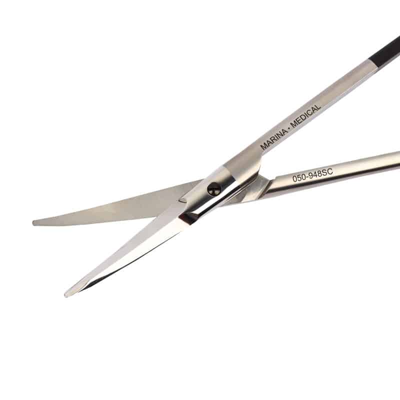 Rees surgical scissors curved 20.5 cm ceramic and stainless steel surgical scissors