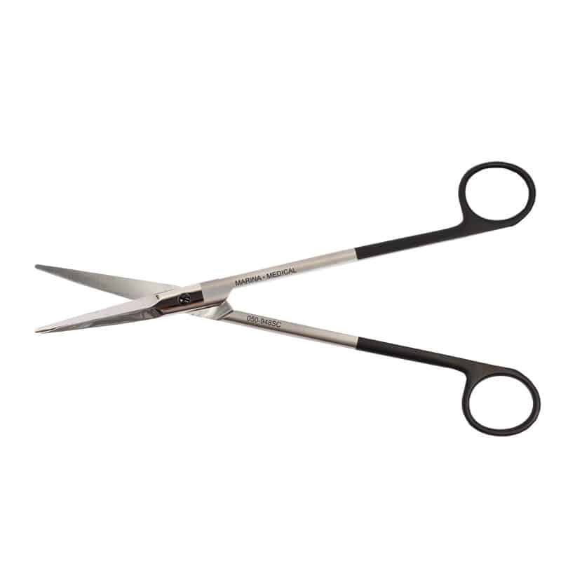 Rees surgical scissors curved 20.5 cm ceramic and stainless steel surgical scissors