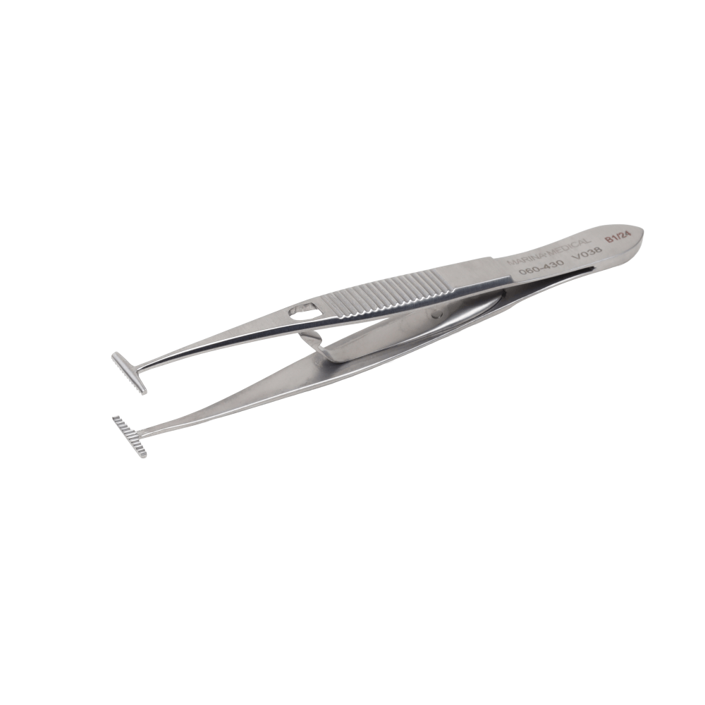 Forceps Green Fixation Lock 10mm Tip 10cm