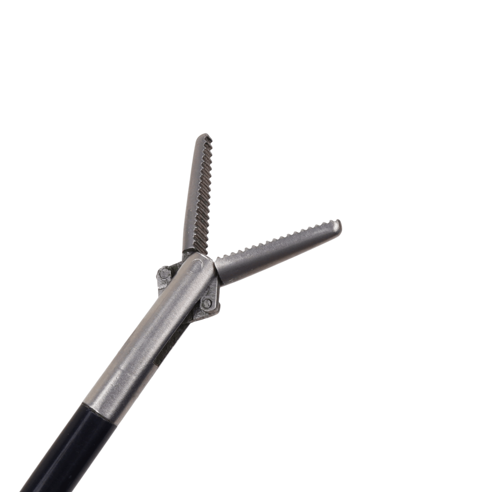 Grasper Endoscopic Needle Nose Curved Shaft