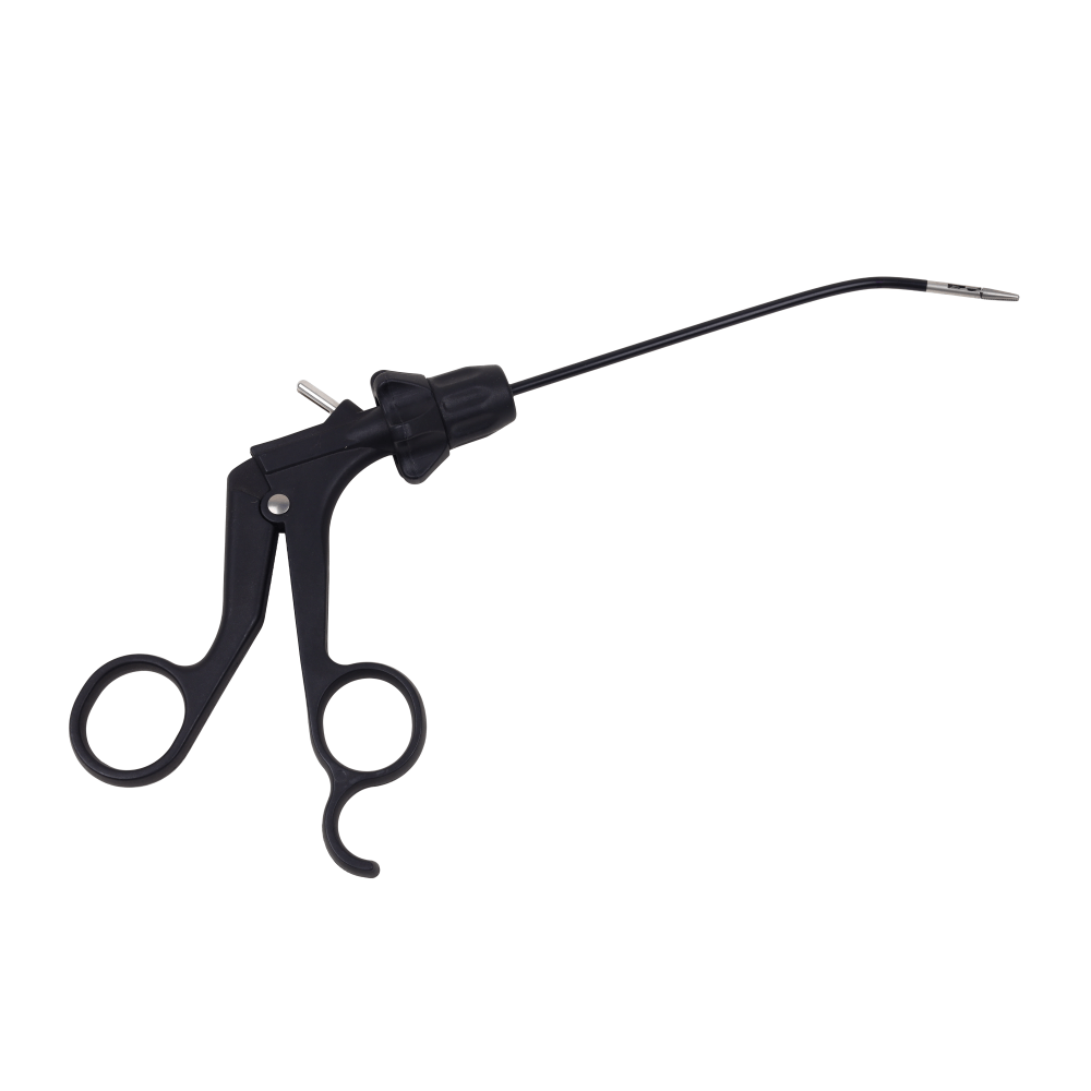 Grasper Endoscopic Needle Nose Curved Shaft