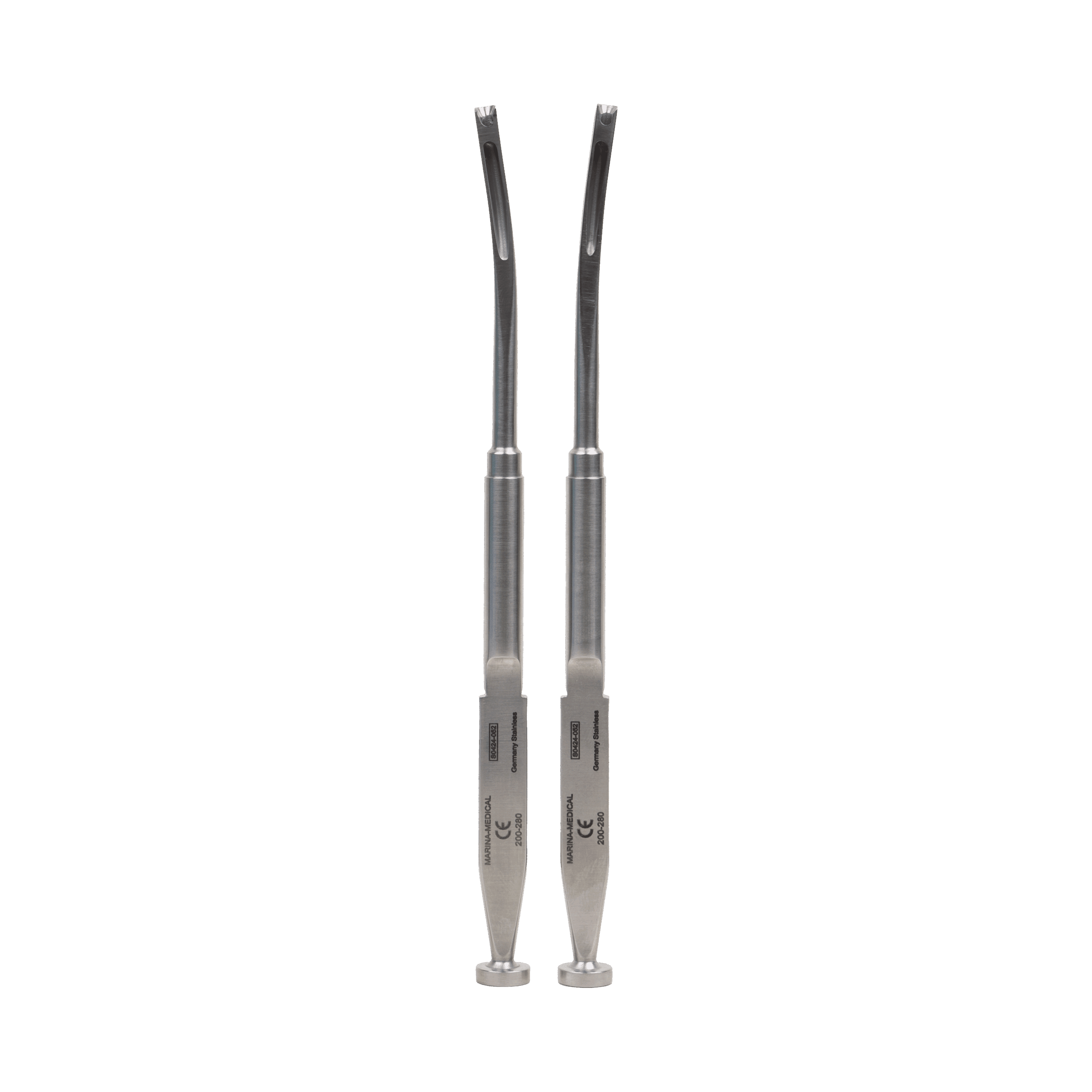 200-280 - Toriumi Banana Strip Osteotome 4mm OD Left and Right Set