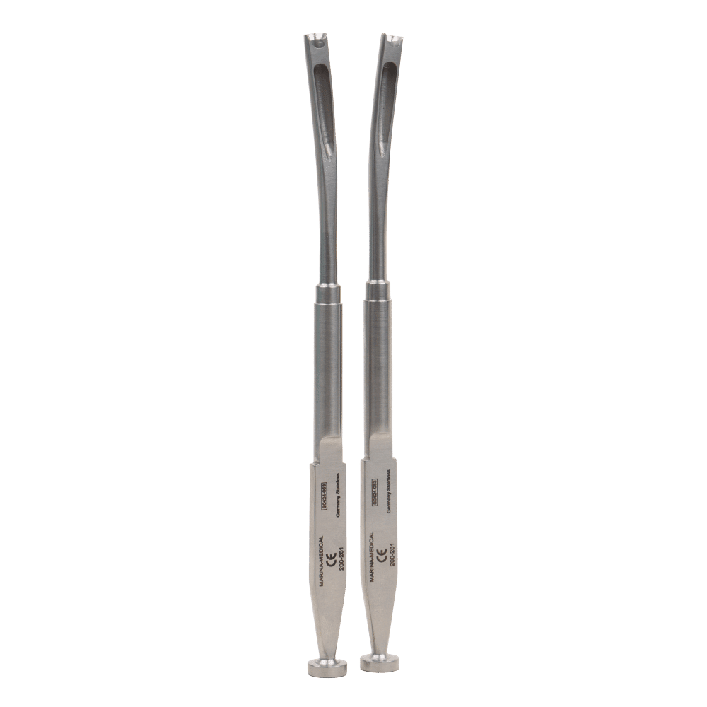 200-281 - Toriumi Banana Strip Osteotome 6mm OD Left and Right Set 2