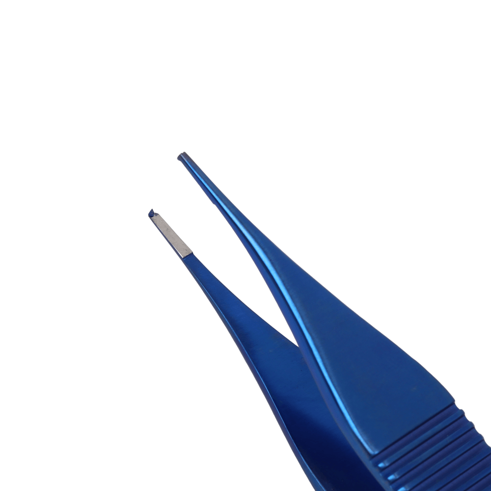 Forceps Adson Titanium 1x2 Delicate Smooth Platform 15cm