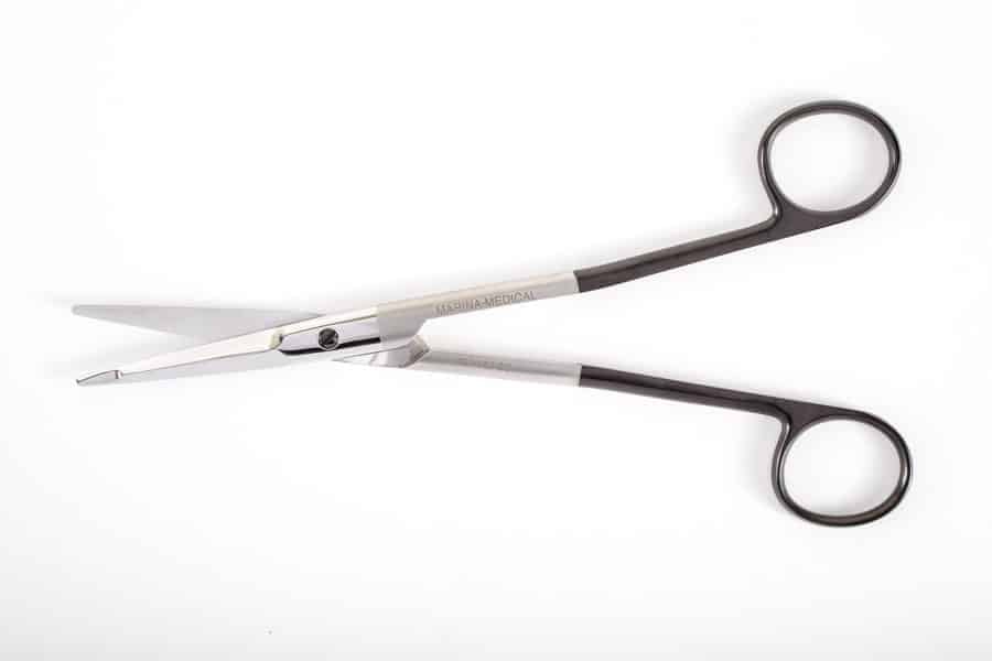 Gorney-Freeman surgical scissors straight and curved 19–23 cm