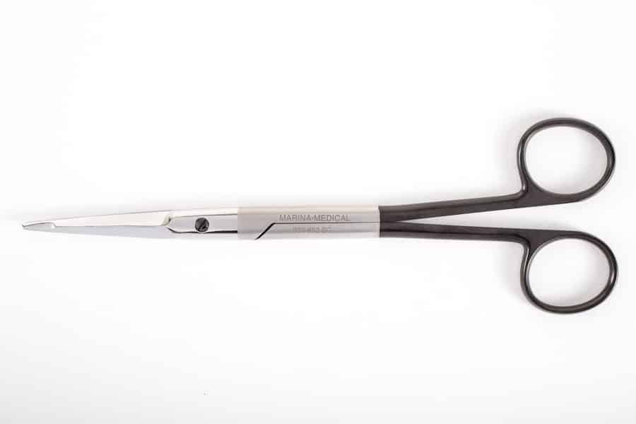 Gorney-Freeman surgical scissors straight and curved 19–23 cm