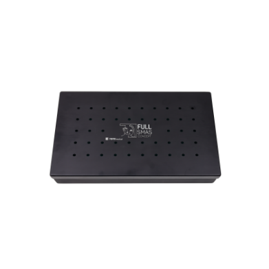 Perforated Aluminum Instrument Case, 35 x 25 x 6cm