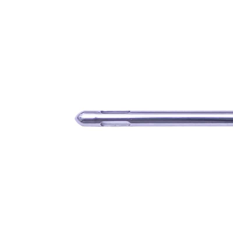 Curved 03 Furos Retangulo Liposuction Cannula