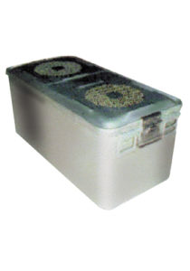580 x 280 x 260 mm Container, Perforated Lid, Perforated Bottom