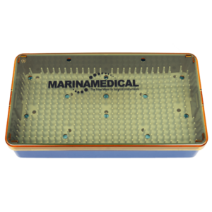 300-200 Sterilization Container, Dimensions: 10 x 19 x 4 cm/ 4 x 7.5 x 1.5 in