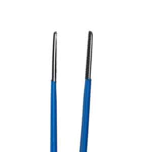 Image of Dressing Forceps, non conductive coating, full image, tip view, serrated detail