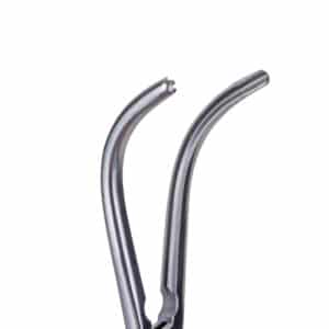 Image of 336-150 MP-IFP Hysterectomy/Oophorectomy S-Curved Clamp Marina Medical Instruments, tip detail image