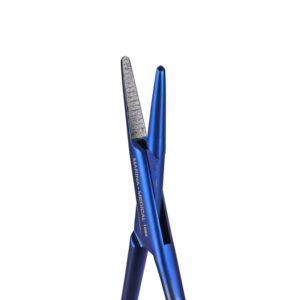 Image of 572-075 Titanium Derf Needle Holder, Tip, closeup tip, smooth