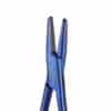 Image of 572-318 Titanium Mayo Hegar Needle Holder, Tip, smooth, tip closeup