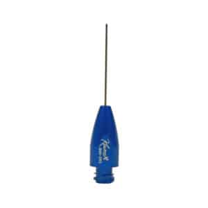 Image of 800-395 Micro Injector, short thin long needle with blue handle, full image