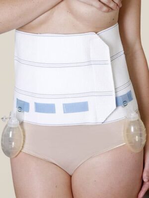 BC-822 9"Prody Abdominal Binder with Drain Fasteners